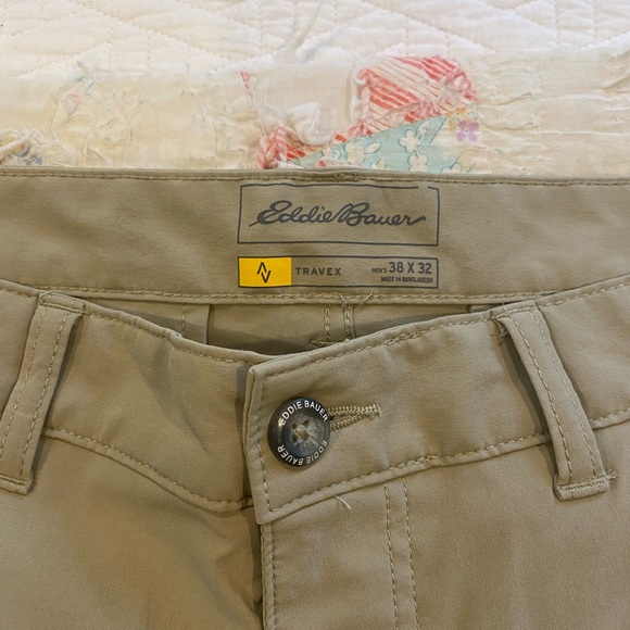Eddie Bauer Other - Eddie Bauer Travex Mens Travel Pants size 38x32 washed but never worn